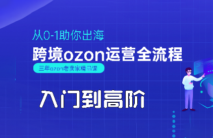 悟空跨境·OZON入门到高阶全流程-联创在线