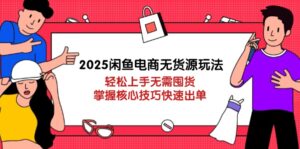 2025闲鱼电商无货源玩法：轻松上手无需囤货，掌握核心技巧快速出单-联创在线
