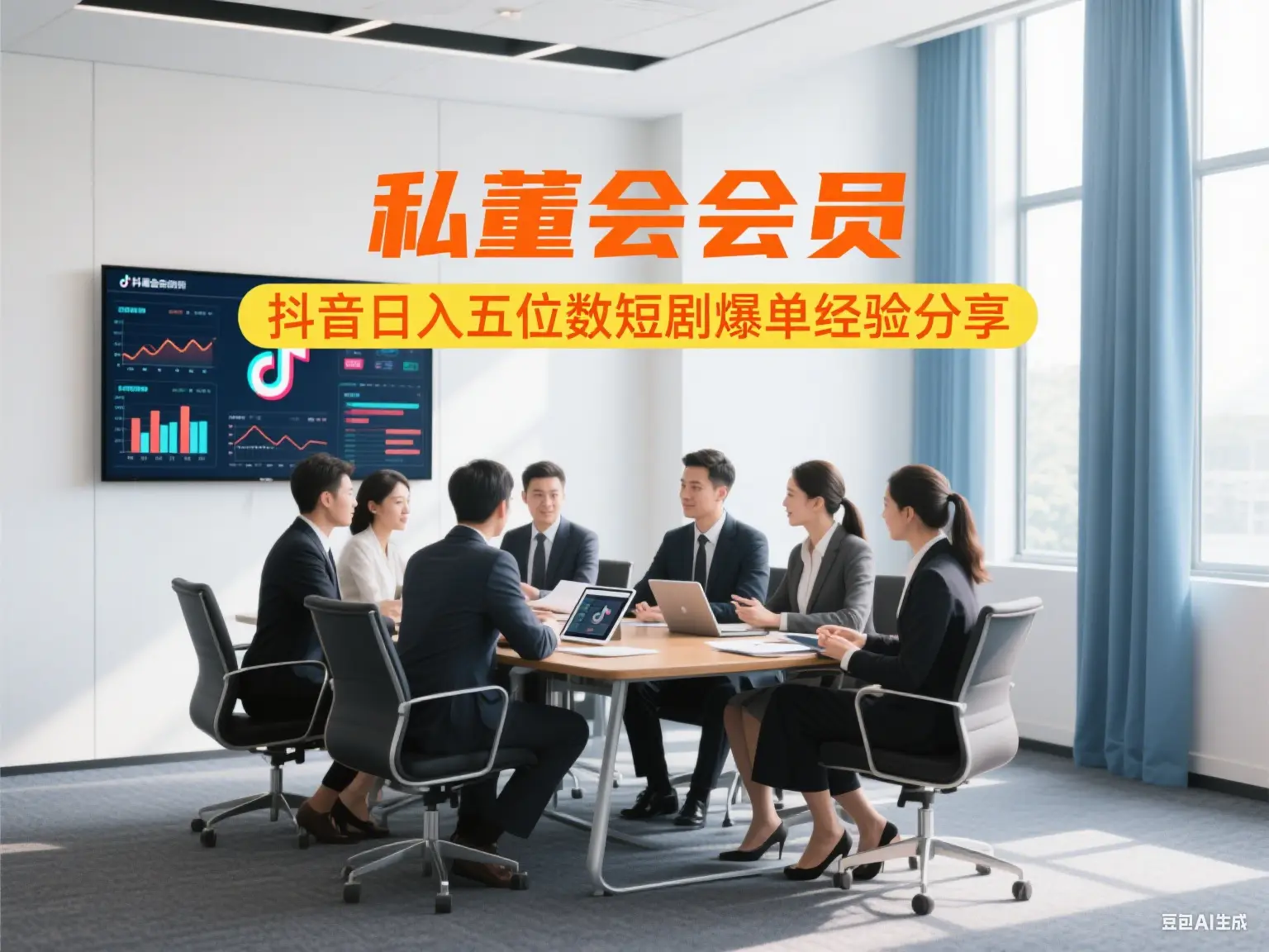 私董会会员 抖音日入五位数短剧爆单经验分享-联创在线