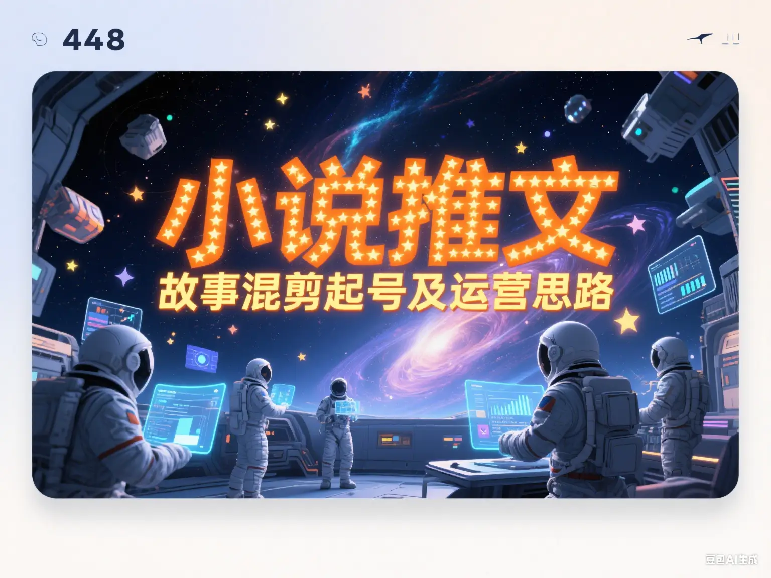 小说推文 故事混剪起号及运营思路-联创在线