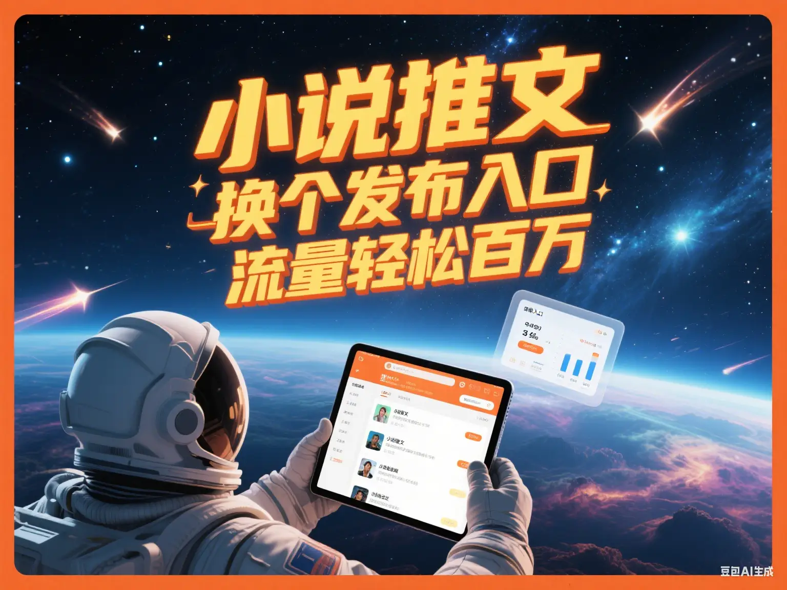 小说推文 换个发布入口 流量轻松百万-联创在线