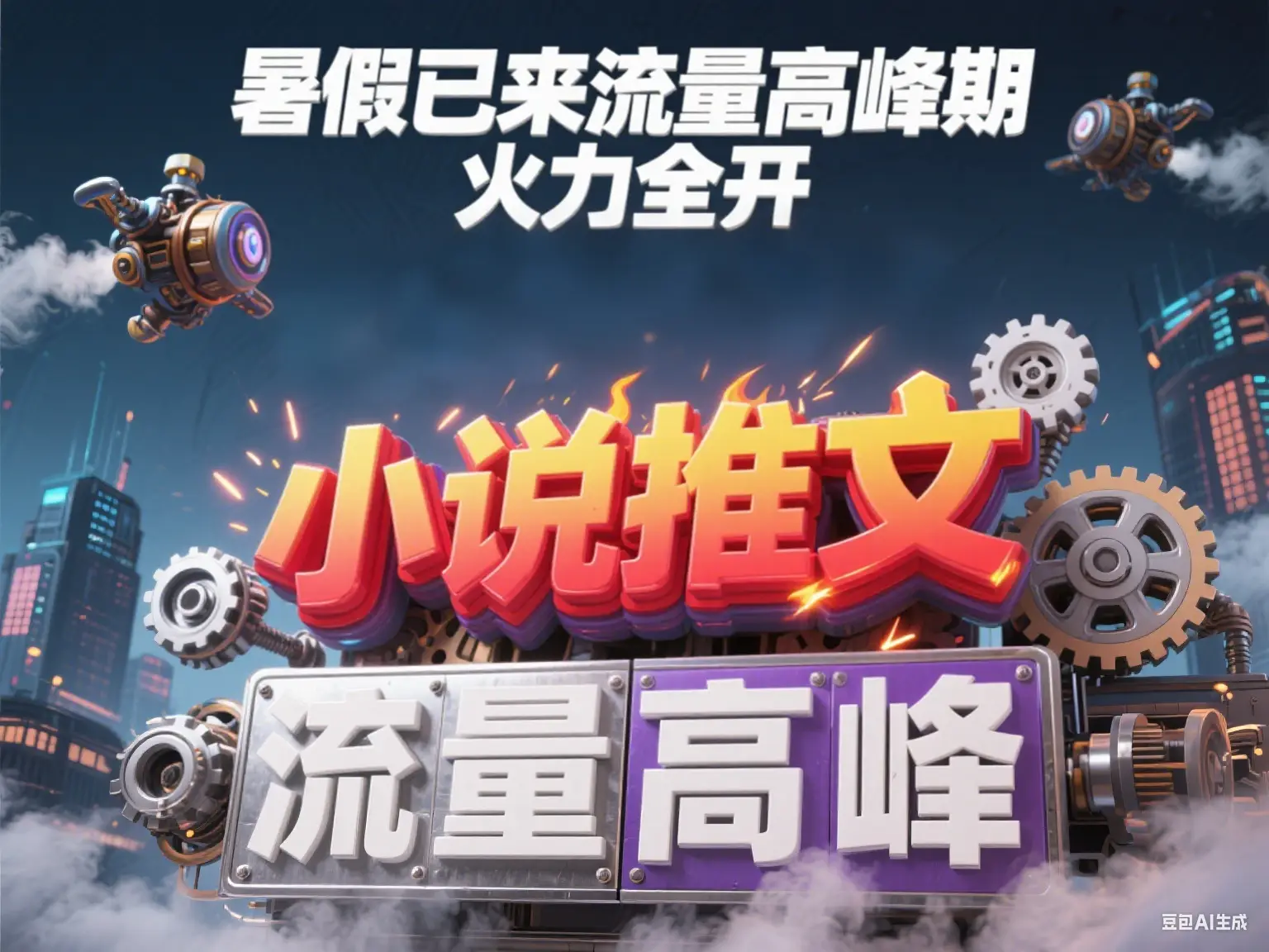 小说推文 暑假已来流量 高峰 火力全开-联创在线