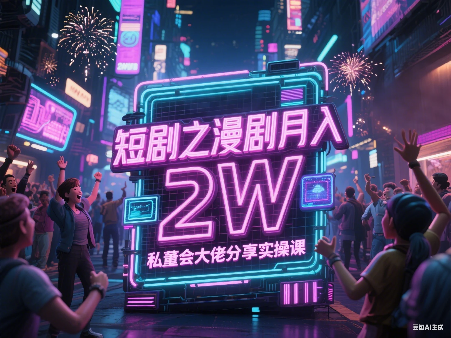 【精】短剧之漫剧月入2W 私董会大佬分享实操课-联创在线