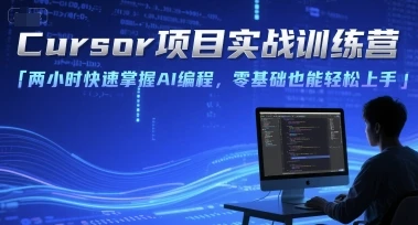【精】Cursor项目实战训练营，两小时快速掌握AI编程，零基础也能轻松上手-联创在线