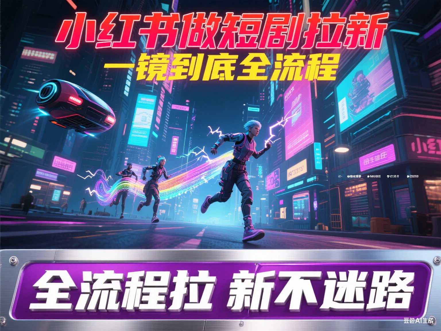 【精】小红书做短剧拉新 一镜到底全流程-联创在线