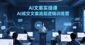 AI文案实操课，AI成交文案底层逻辑训练营-联创在线