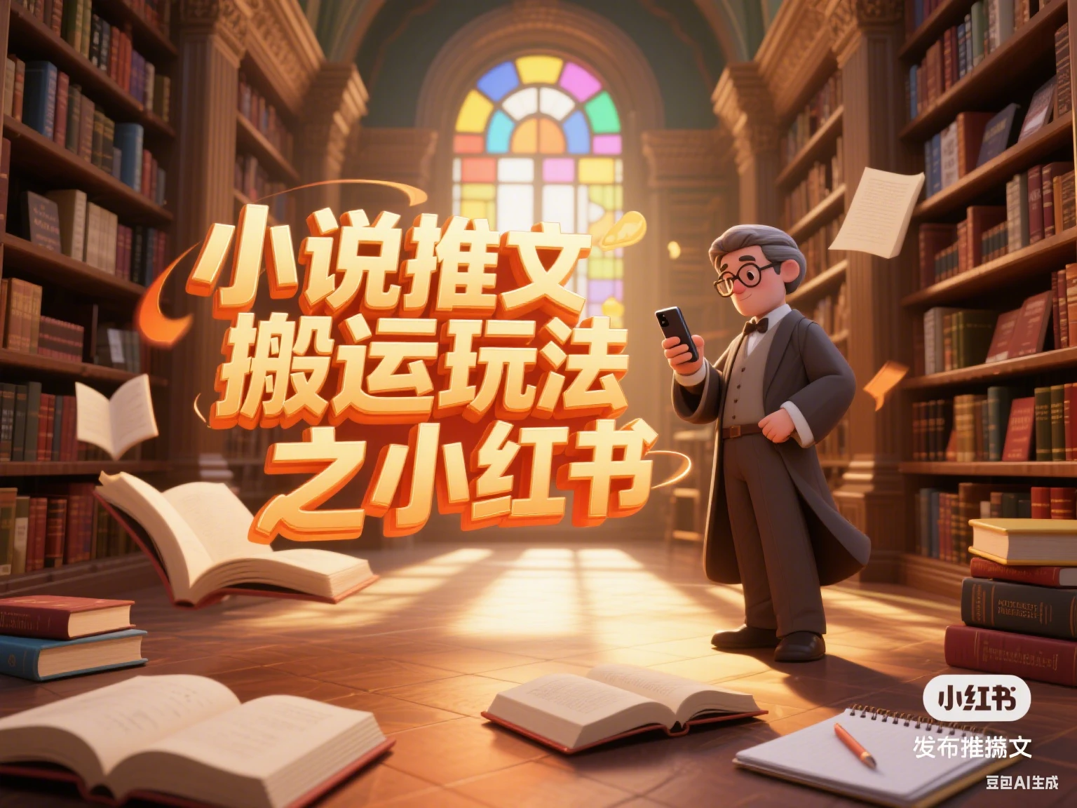 小说推文搬运玩法之小红书-联创在线