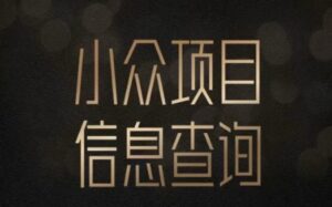 小众蓝海项目情感查询，女粉暴力掘金，轻松日入500+【揭秘】-联创在线