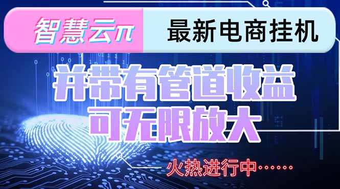 智慧云π电脑挂机单机每天收益300—500+ 并带有团队管道收益 可无限放大-联创在线