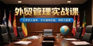 外贸管理实战课，三才识人体系，文化落地实践，领导力变革-联创在线