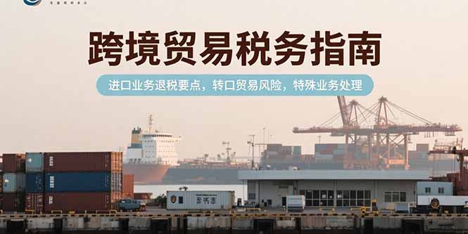 跨境贸易税务指南，进口业务退税要点，转口贸易风险，特殊业务处理-联创在线