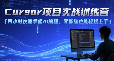 Cursor项目实战训练营，两小时快速掌握AI编程，零基础也能轻松上手-联创在线