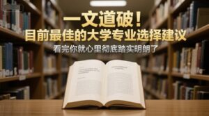 付费文章:一文道破!目前最佳的大学专业选择建议,看完你就心里彻底踏实明朗了-联创在线