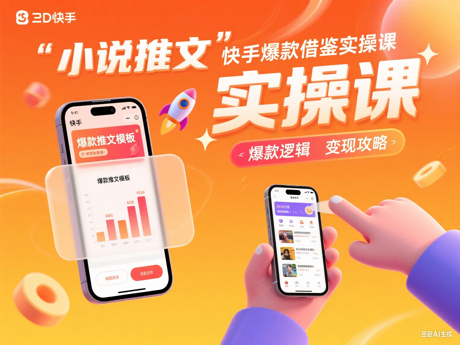 小说推文 快手爆款借鉴实操课-联创在线