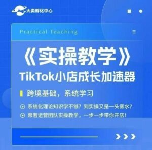 大卖家孵化中心TikTok实操课，TikTok小店成长加速器，跨境基础系统学习，一步一步带你开店-联创在线