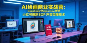 AI绘画商业实战营：DeepSeek/Midjourney/教学 小红书爆款SOP 声音克隆技术-联创在线