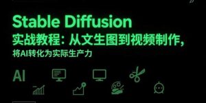 Stable Diffusion实战教程：从文生图到视频制作，将AI转化为实际生产力-联创在线