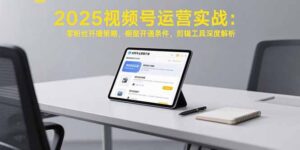 2025视频号运营实战：零粉丝开播策略，橱窗开通条件，剪辑工具深度解析-联创在线