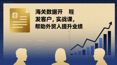 【精】海关数据开发客户实战课，帮助外贸人提升业绩-联创在线