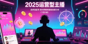 2025运营型主播：自然流起号，微付费投放技巧，罗盘数据深度解析(7月更新-联创在线