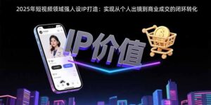 2025年短视频领域人设IP打造:实现从个人出镜到商业成交的闭环转化-联创在线