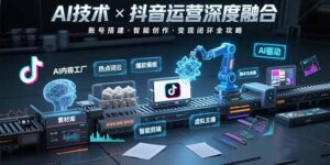 AI技术与抖音运营的深度融合应用：涵盖账号搭建、内容创作、收益变现等-联创在线