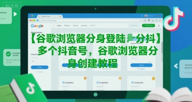 谷歌浏览器分身登陆多个抖音号，谷歌浏览器分身创建教程-联创在线