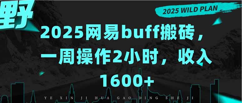 2025网易buff搬砖，一周操作2小时，收入1600+-联创在线