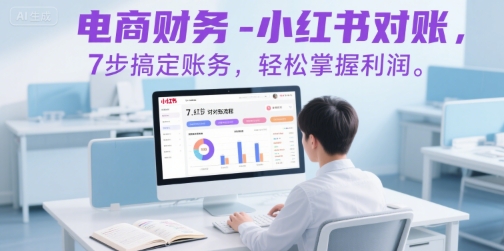 电商财务-小红书对账，7步搞定账务，轻松掌握利润-联创在线