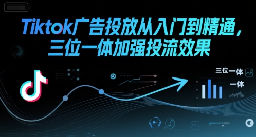 Tiktok广告投放从入门到精通，三位一体加强投流效果-联创在线