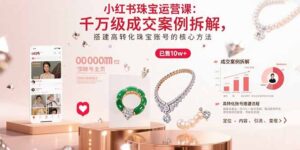 小红书珠宝运营课:千万级成交案例拆解,搭建高转化珠宝账号的核心方法-联创在线