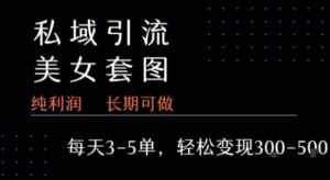 私域卖套图每天3-5单   每单利润99-2张+-联创在线