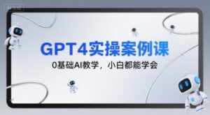 GPT4实操案例课，0基础AI教学，小白都能学会-联创在线