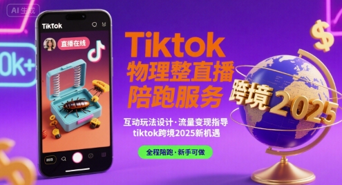 Tiktok物理整蛊直播陪跑服务-tiktok跨境2025-联创在线