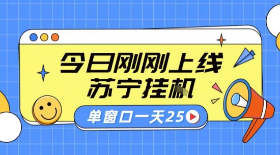 苏宁全自动采集挂G项目 稳定可批量 单窗口收益30+ 附教程【揭秘】-联创在线