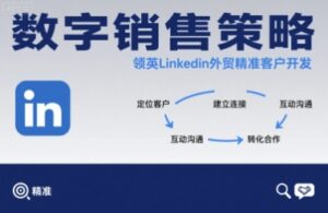 数字销售策略领英LinkedIn外贸精准客户开发-联创在线