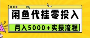 闲鱼代挂项目，0投资无门槛，一个月能多赚5000+，操作简单可批量操作-联创在线