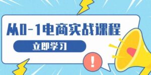 从零做电商实战课程,教你如何获取访客、选品布局,搭建基础运营团队-联创在线