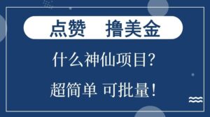 点赞就能撸美金？什么神仙项目？单号一会狂撸300+，不动脑，只动手，可批量，超简单-联创在线