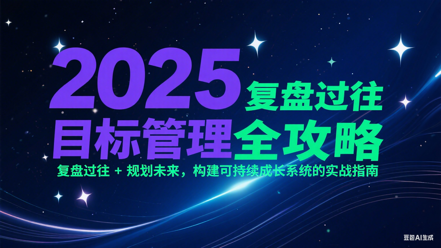 2025目标管理全攻略：复盘过往 + 规划未来，构建可持续成长系统的实战指南-联创在线