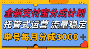 全新支付宝分成代运营，独家技术，收益稳定，单号月入3000＋-联创在线