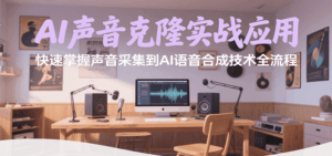 AI声音克隆实战应用，快速掌握声音采集到AI语音合成技术全流程-联创在线