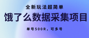 饿了么数据采集项目，全新玩法超简单，单号500R，可多号-联创在线