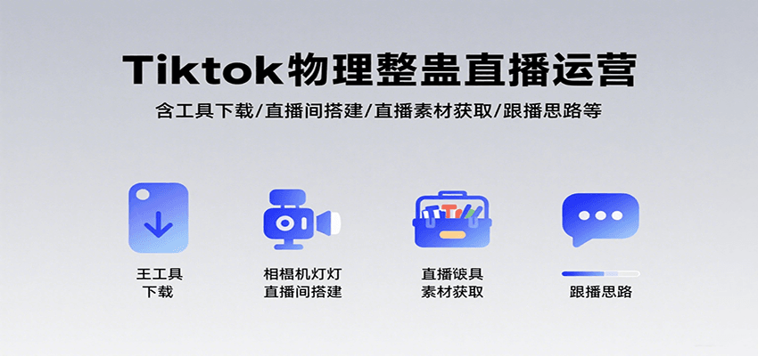 Tiktok物理整蛊直播运营，包含工具下载/直播间搭建/直播素材获取/跟播思路等-联创在线