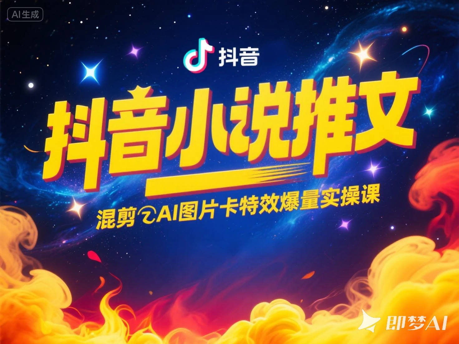 抖音小说推文 混剪➕AI图片卡特效爆量实操课-联创在线