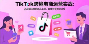 TikTok跨境电商运营实战:从店铺注册到商品上架、直播带货的全流程-联创在线