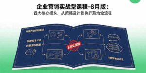 企业营销实战型课程-8月版：四大核心模块，从策略设计到执行落地全流程-联创在线