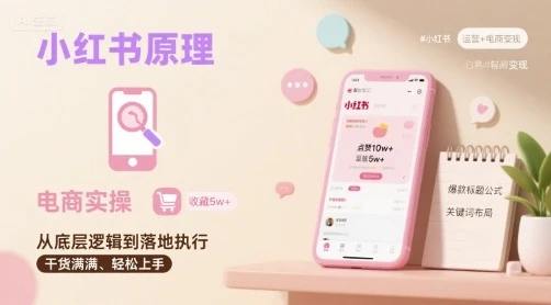 【精】小红书原理以及详细实操流程，小红书电商教程-联创在线