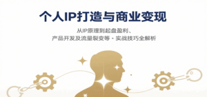 个人IP打造与商业变现,从IP原理到起盘盈利、产品开发及流量裂变等实战技巧全解析-联创在线