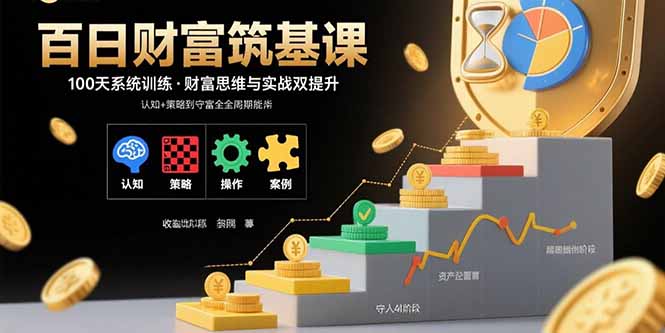 百日财富筑基课：认知+策略+实操+案例拆解  实现从创富到守富全周期能力-联创在线